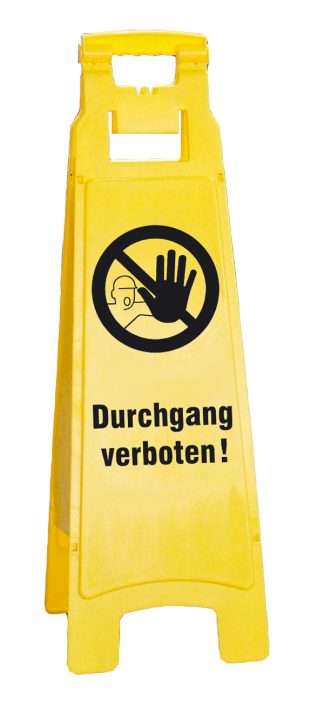 Höhe 96,5cm Rubbermaid 96 Warnaufsteller Durchgang verboten 