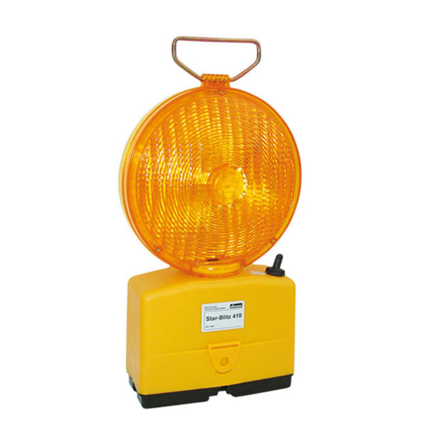 Elektronenblitzleuchte Star-Flash LED 610 Baustellenlampe zur  Schnellabsicherung nach TL oder europäischer Norm, zweiseitig, gelb, hohe